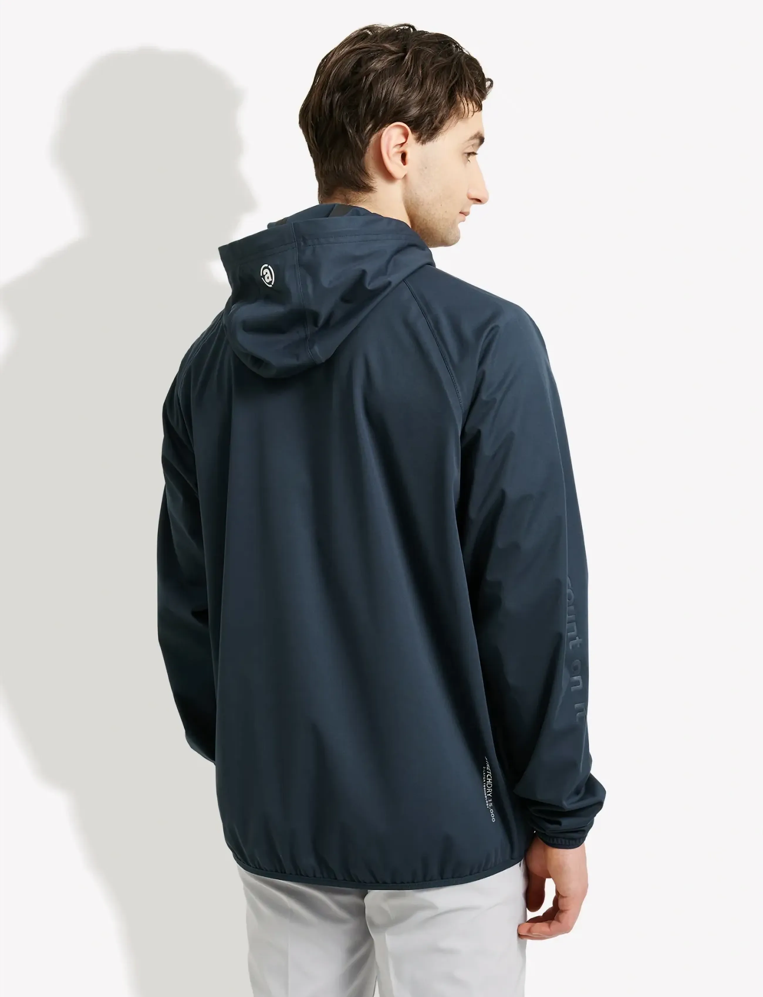 Abacus - Mens Bounce waterproof hoodie - oberteile - navy - 4
