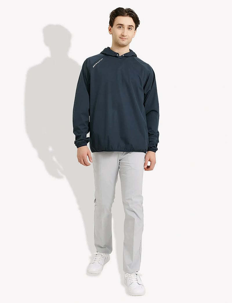 Abacus - Mens Bounce waterproof hoodie - viršutinės dalies drabužiai - navy - 5