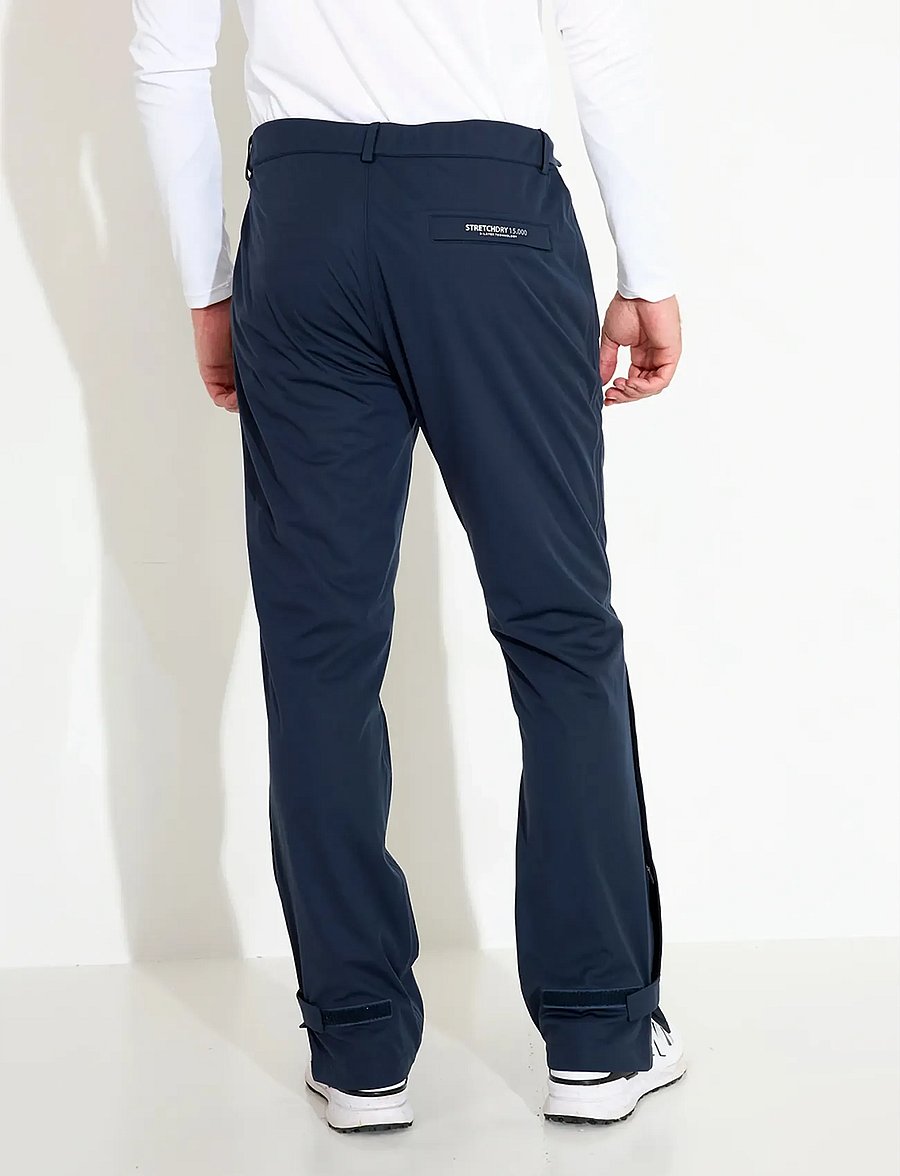 Abacus - Mens Bounce raintrousers - golfbuxur - navy - 2