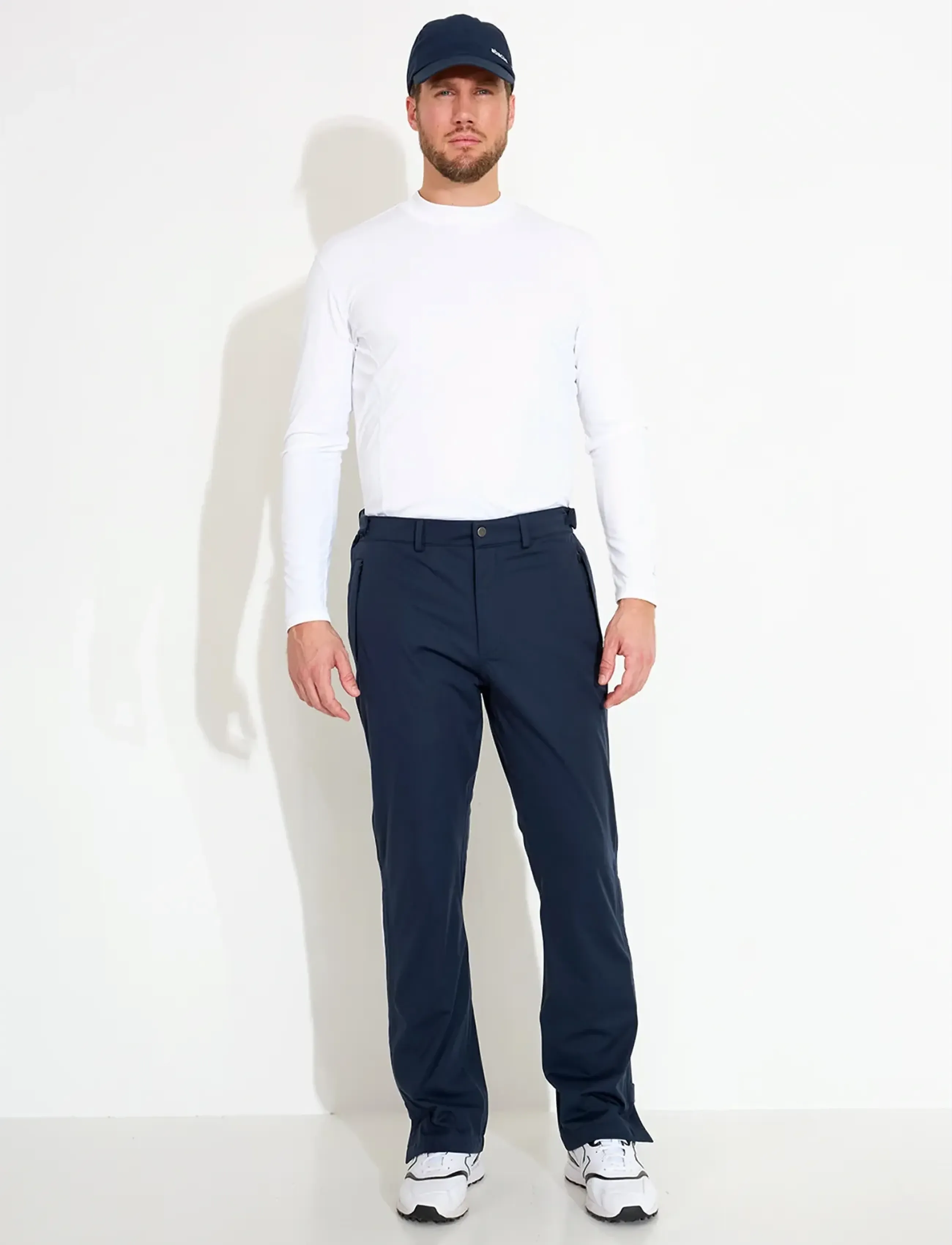 Abacus - Mens Bounce raintrousers - golf pants - navy - 3