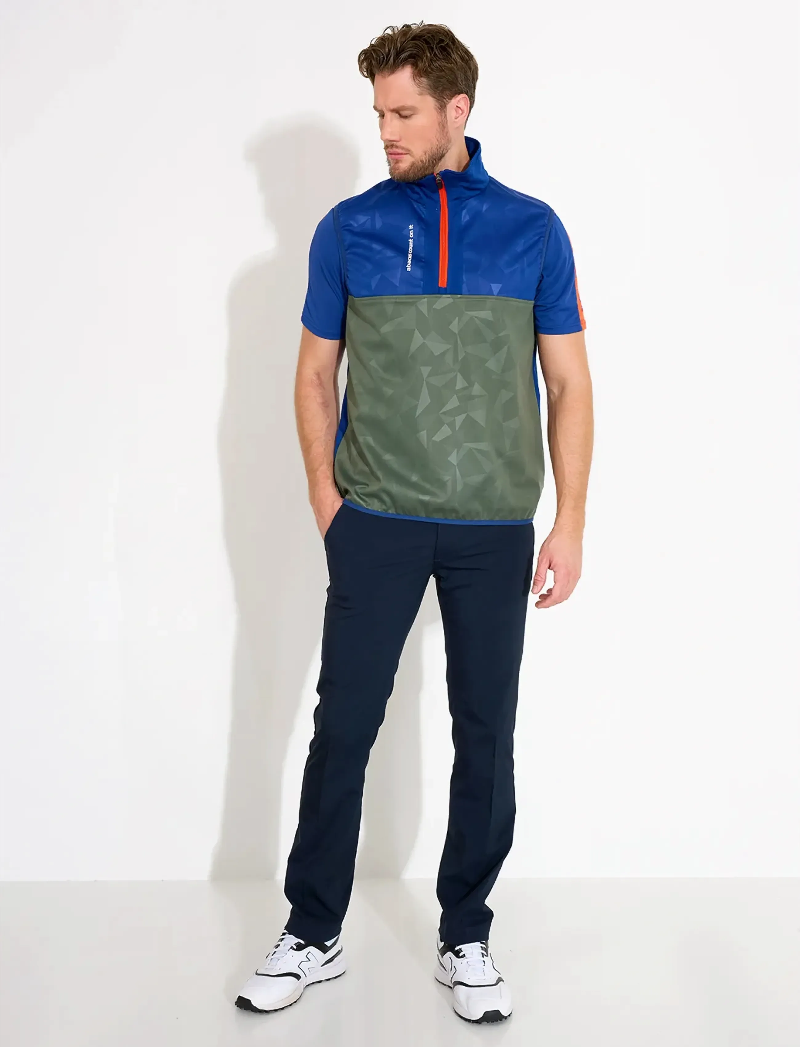 Abacus - Mens Kingsbarns hybrid vest - veste - forest - 4