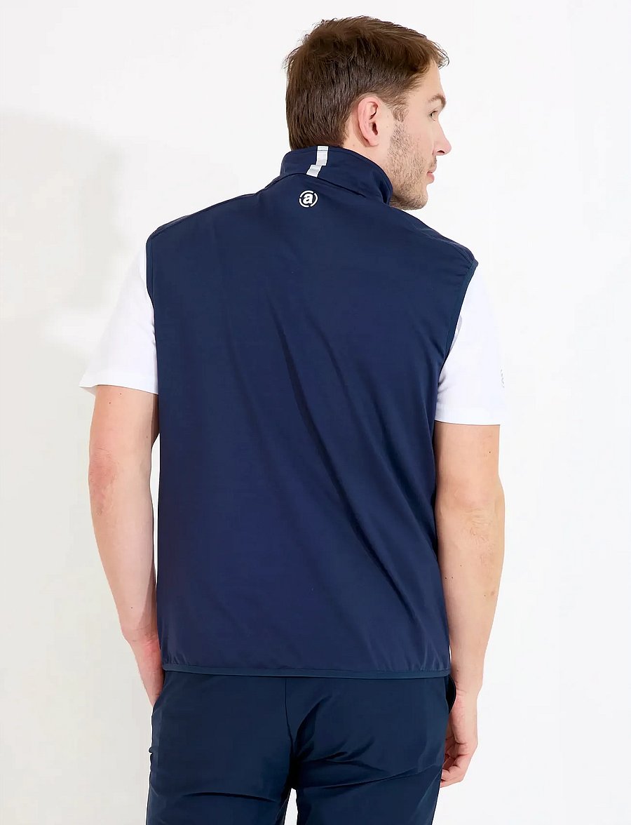 Abacus - Mens Kingsbarns hybrid vest - vests - navy - 2