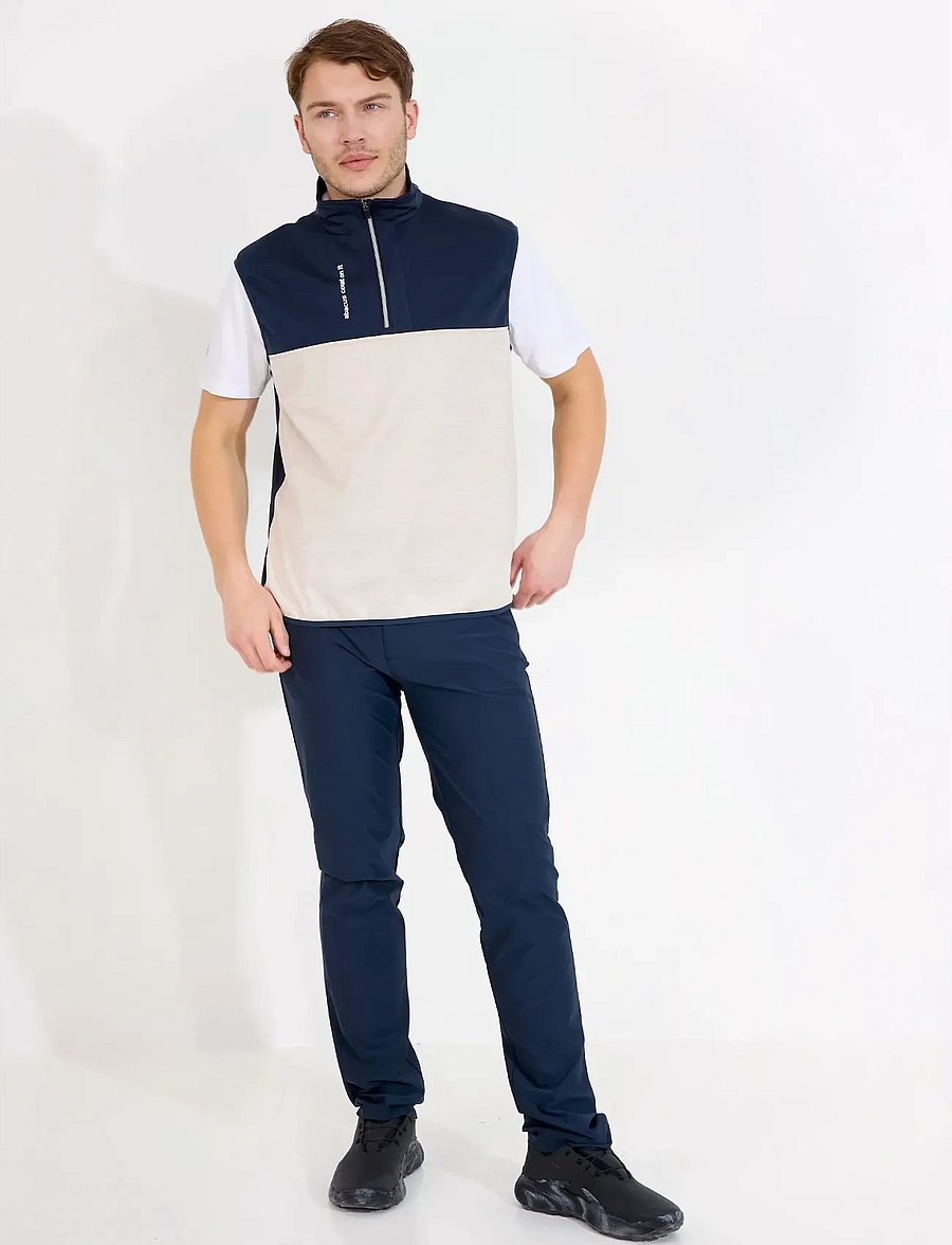 Abacus - Mens Kingsbarns hybrid vest - outdoor - navy - 3