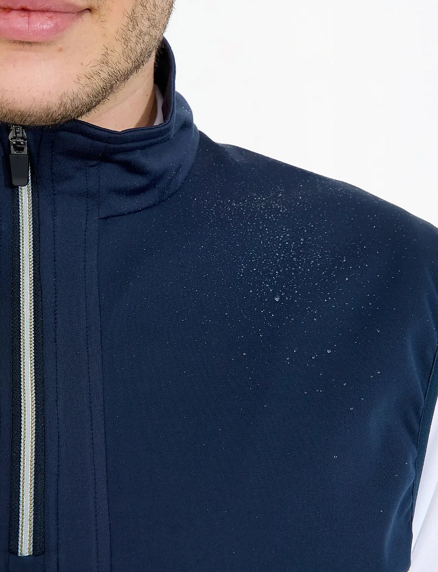 Abacus - Mens Kingsbarns hybrid vest - outdoor - navy - 4