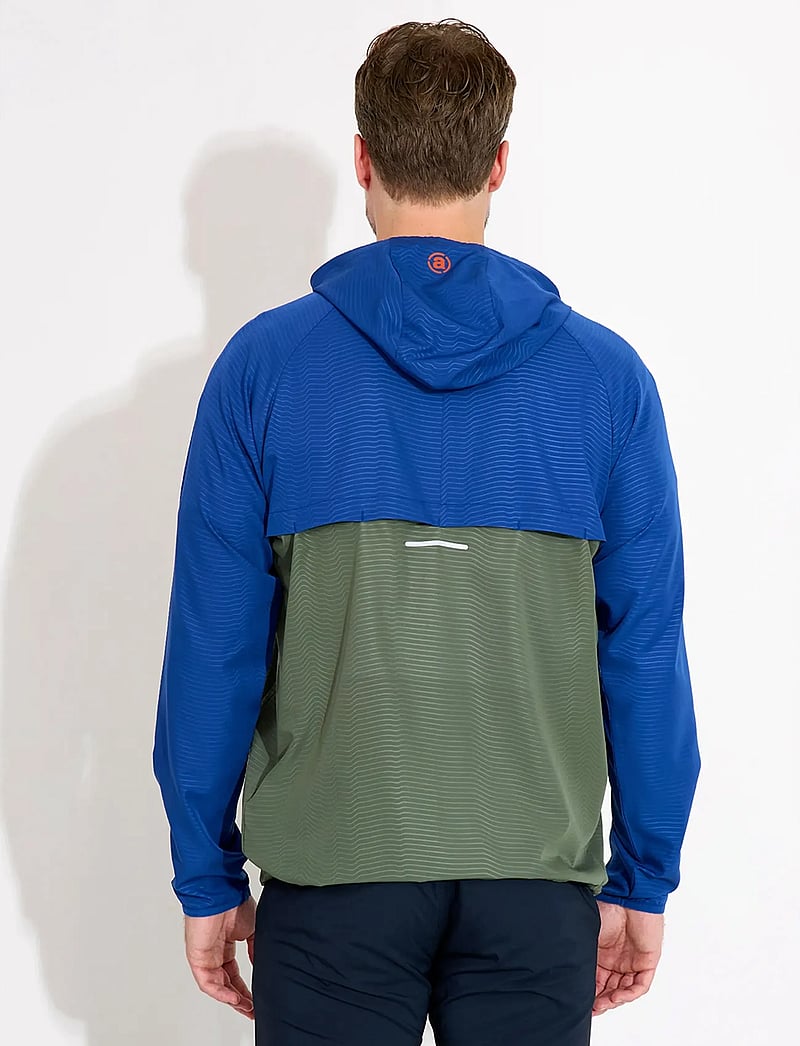 Abacus - Mens Lanark stretch windhoodie - bluzy i swetry - forest - 3