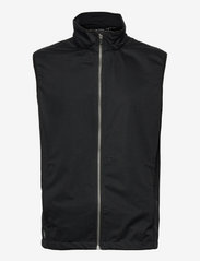 Abacus - Mens Lytham softshell vest - spring jackets - black - 0