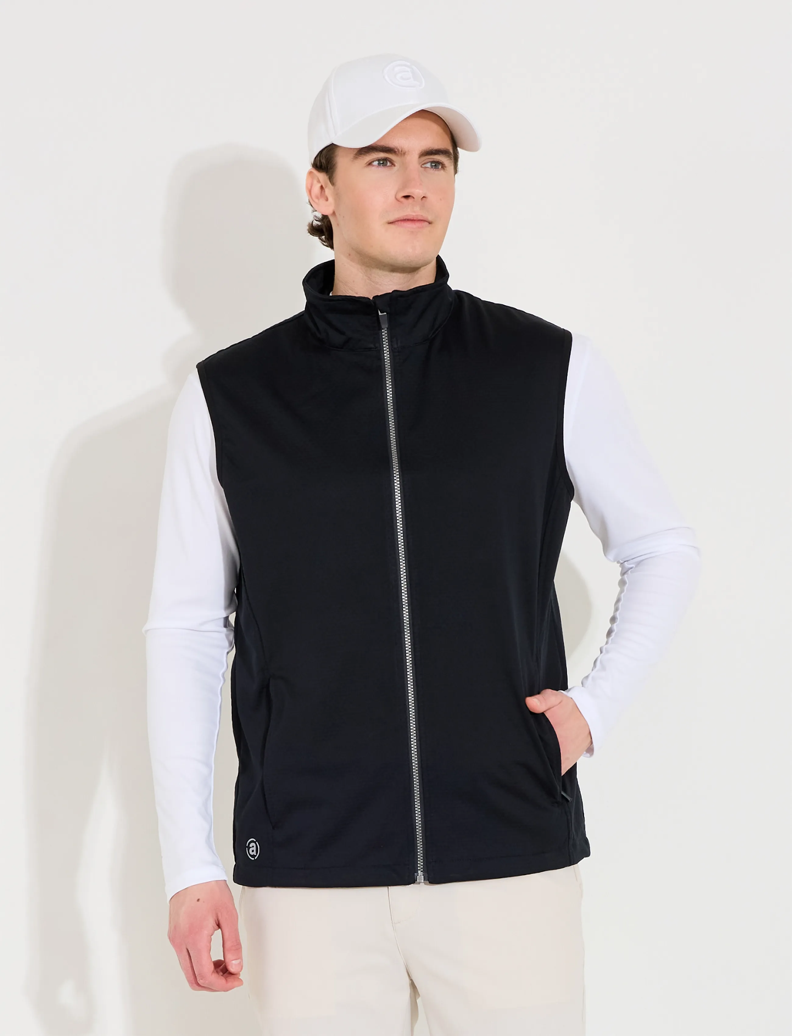 Abacus Mens Lytham Softshell Vest, S, Black, Sport > Veste, Herre