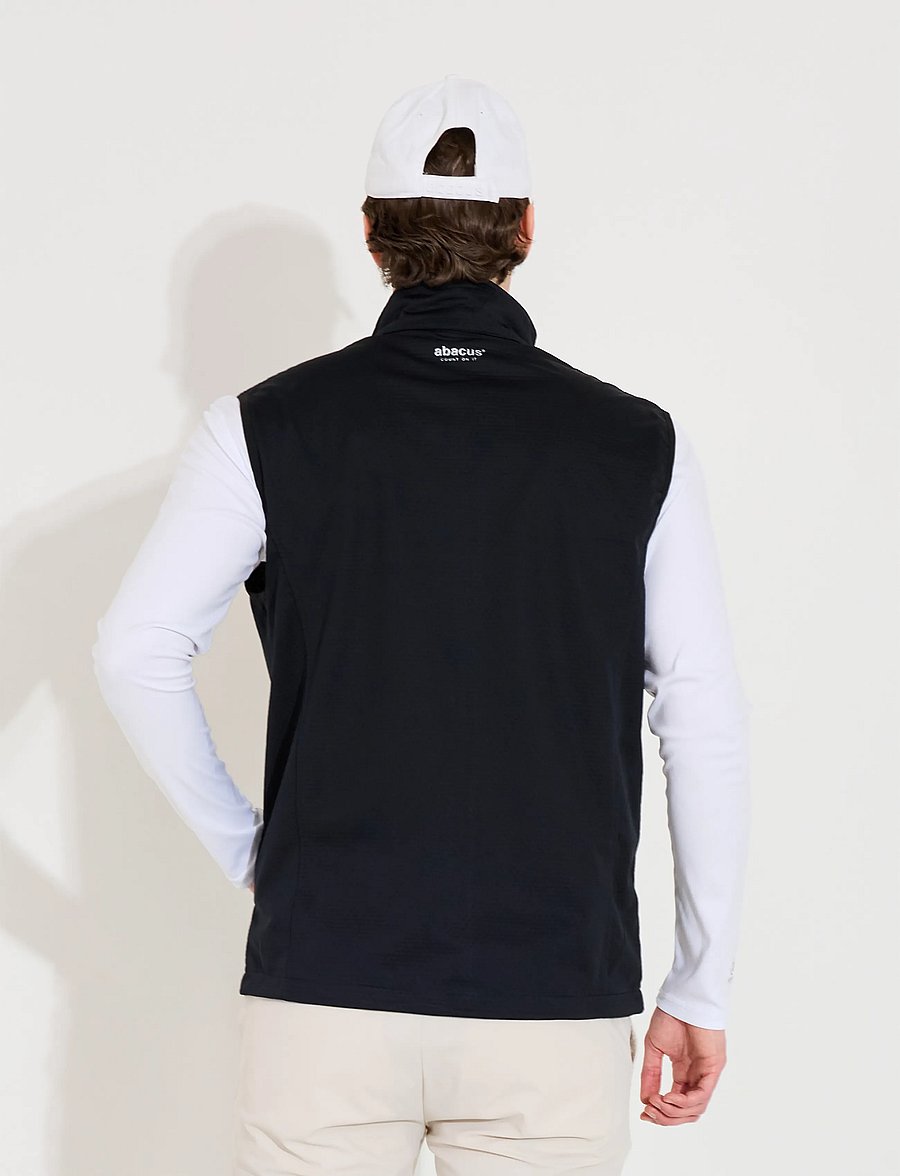 Abacus - Mens Lytham softshell vest - outdoor - black - 3