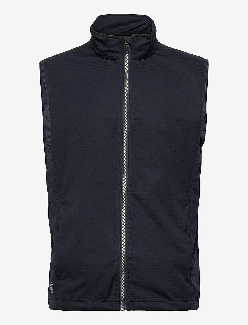 Abacus - Mens Lytham softshell vest - västar - navy - 0