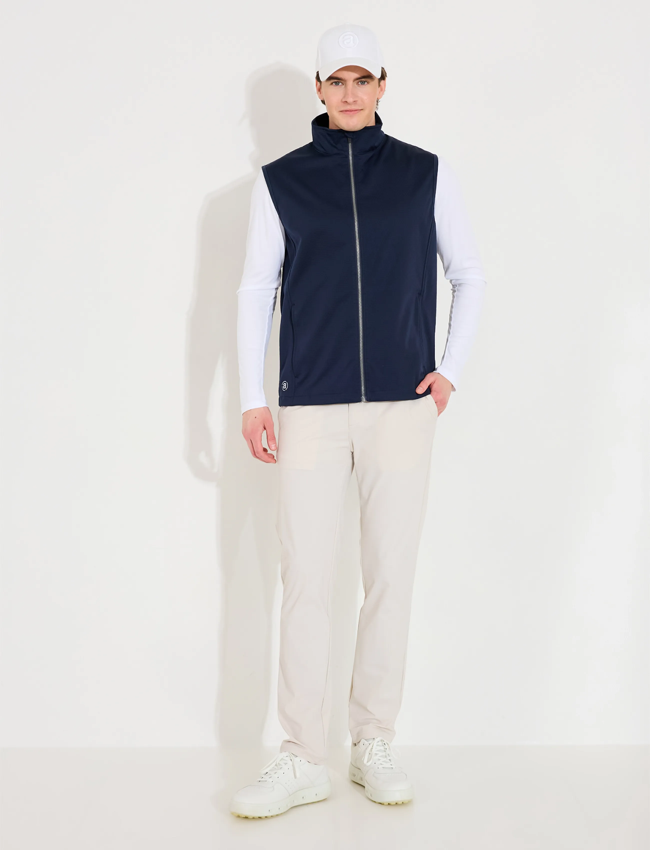 Abacus - Mens Lytham softshell vest - veste - navy - 4