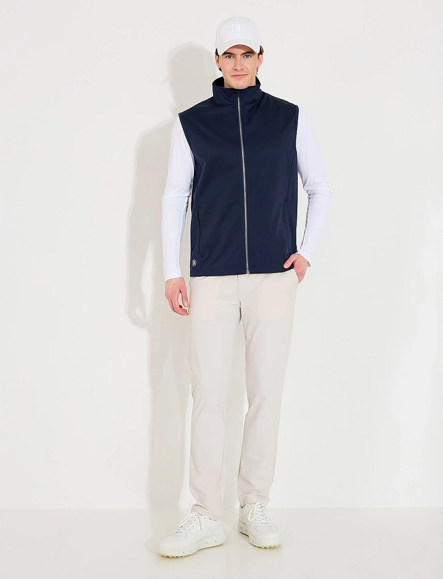 Abacus - Mens Lytham softshell vest - veste - navy - 4