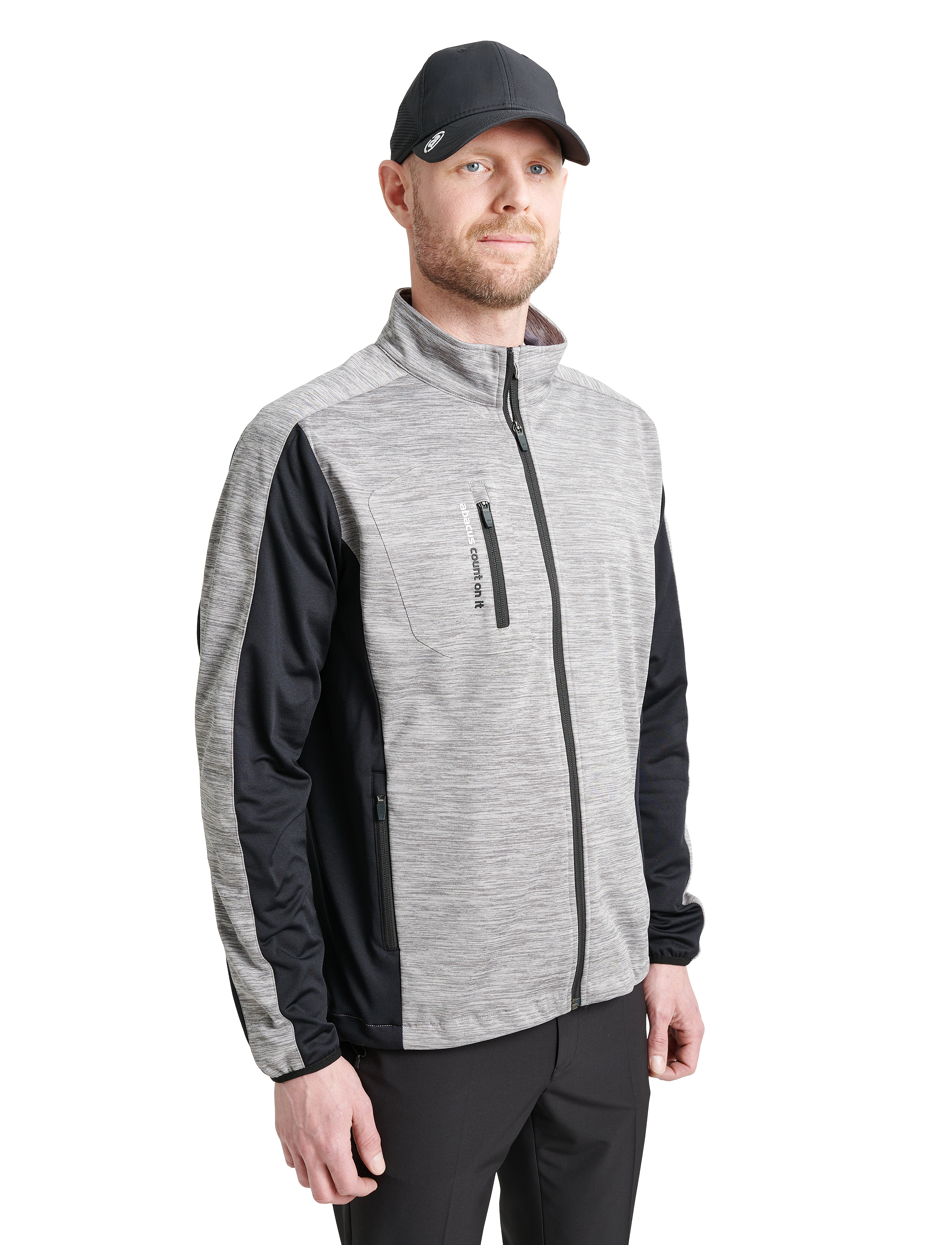 Abacus - Mens Dornoch stretch jacket - black/grey - 2