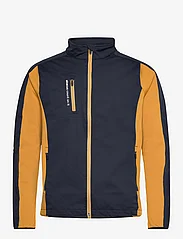 Abacus - Mens Dornoch stretch jacket - golf jackets - navy/harvest - 0