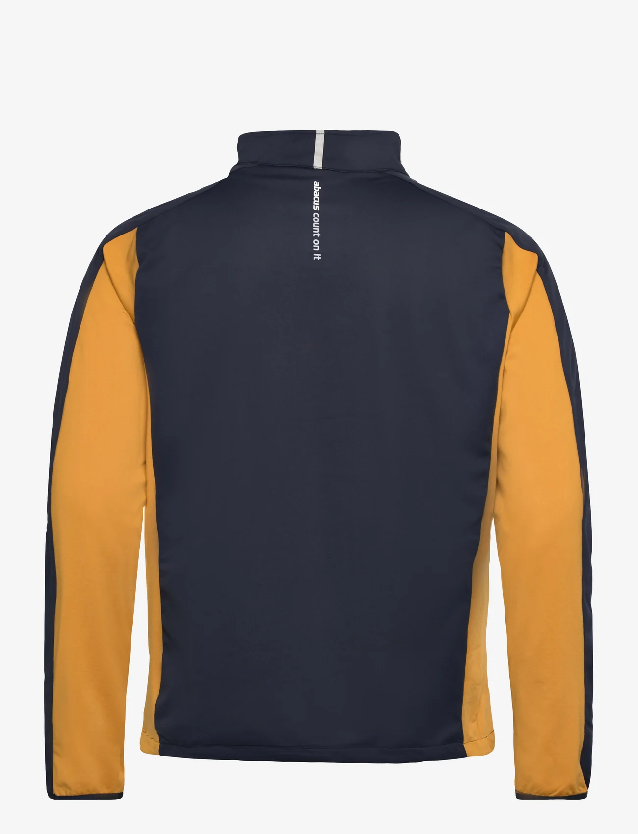 Abacus - Mens Dornoch stretch jacket - golf jackets - navy/harvest - 1
