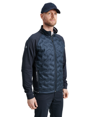 Abacus - Mens Grove hybrid jacket - golfjakker - navy/lt.grey - 4