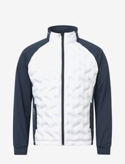 Mens Grove hybrid jacket - NAVY/WHITE