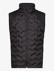 Abacus - Mens Grove hybrid vest - golf jackets - black - 0