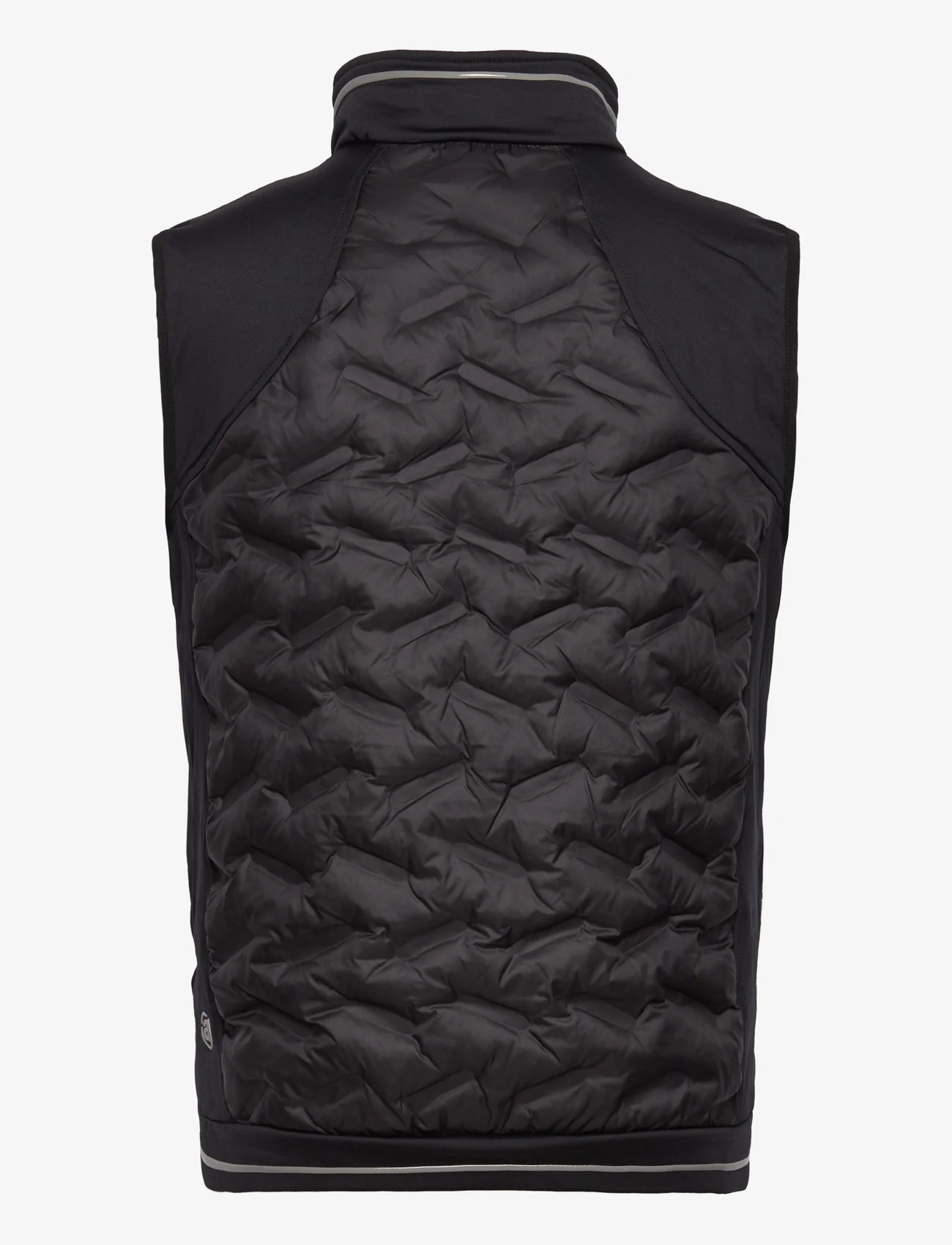 Abacus - Mens Grove hybrid vest - golf jackets - black - 1