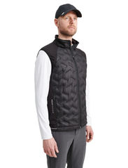 Abacus - Mens Grove hybrid vest - golf jackets - black - 2