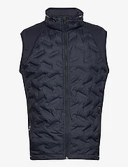 Abacus - Mens Grove hybrid vest - golf jackets - navy/lt.grey - 0