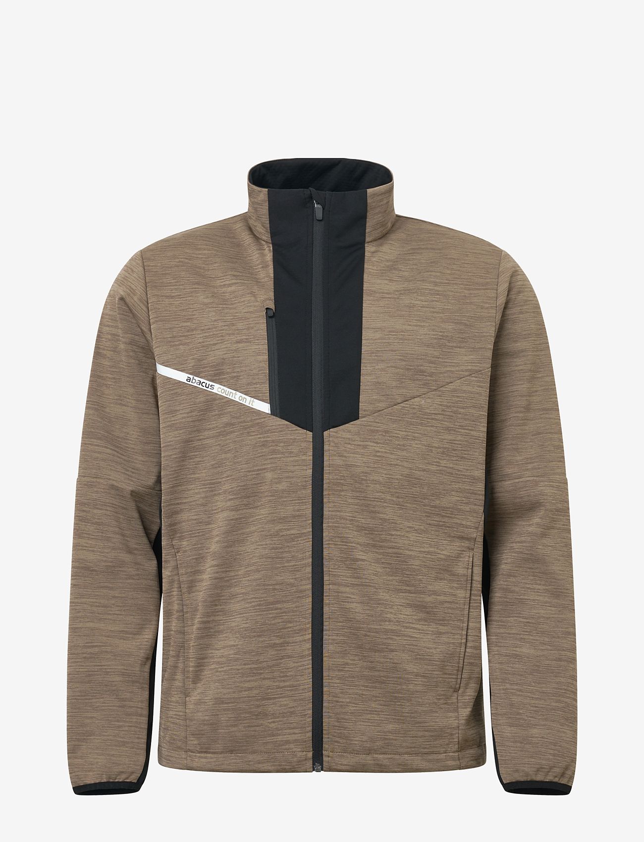 Abacus - Mens Ardfin softshell jacket - golfjakker - nougat - 0