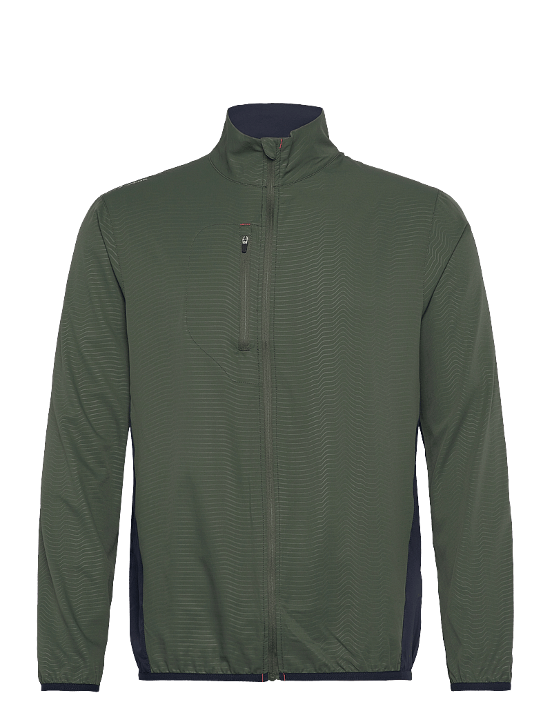 Abacus - Mens Lanark stretch windjacket - golfjackor - forest - 1