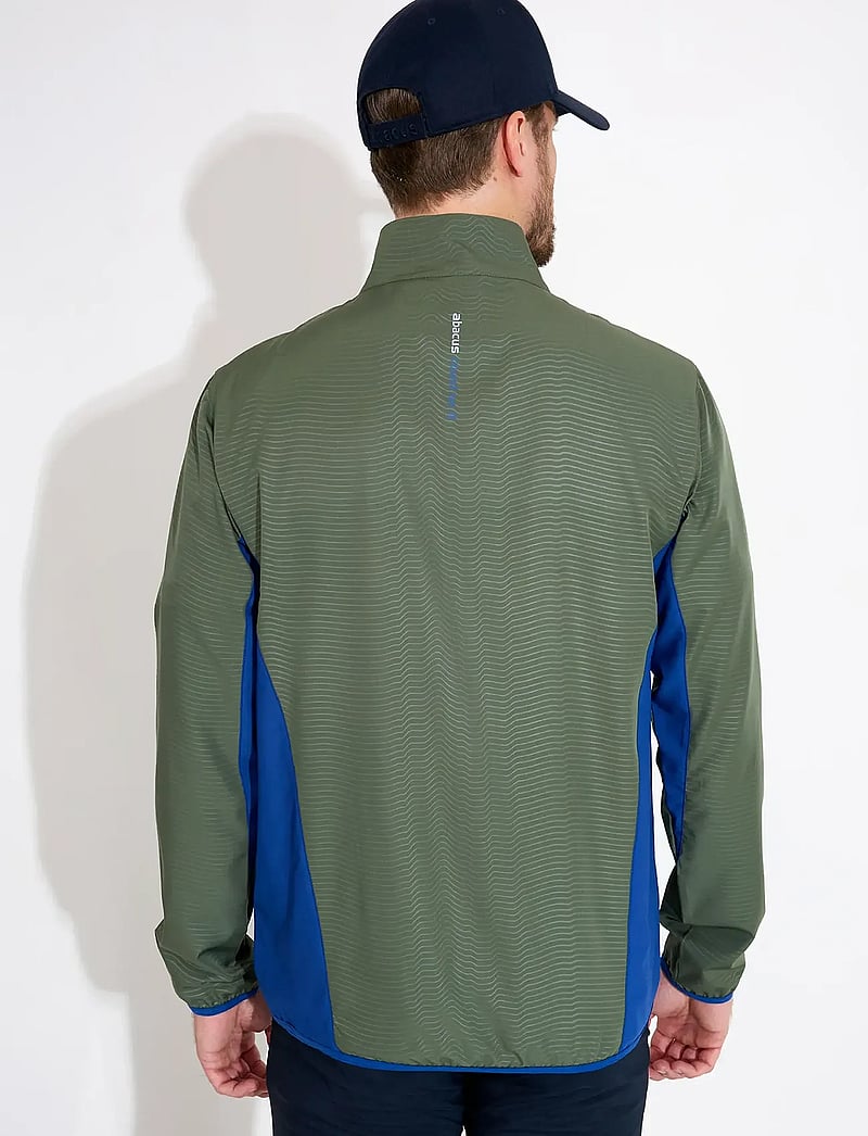 Abacus - Mens Lanark stretch windjacket - golfjackor - forest - 3