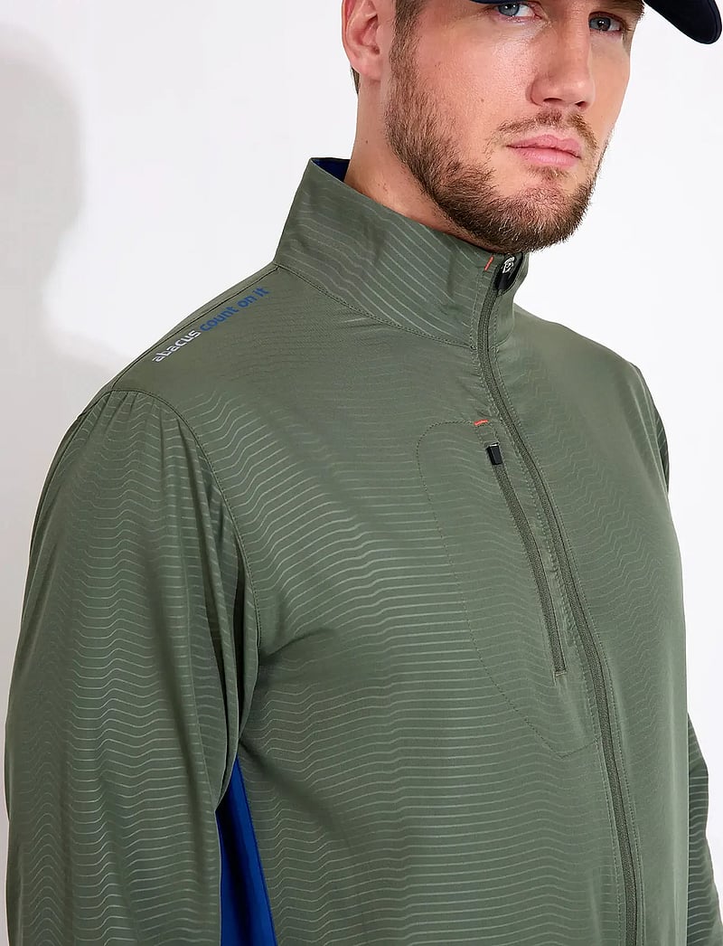 Abacus - Mens Lanark stretch windjacket - golfjackor - forest - 5