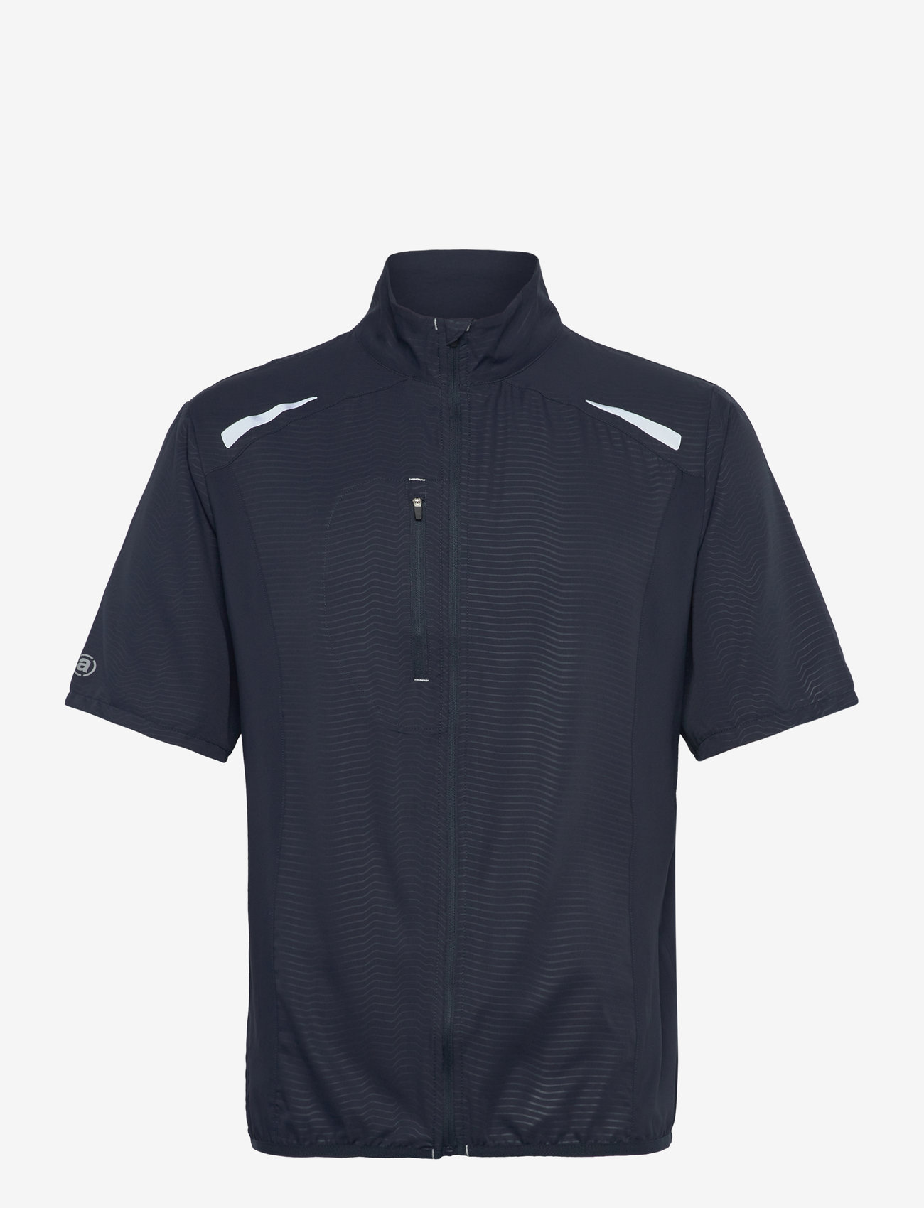 Abacus - Mens Lanark stretch windshirt - kurtki golfowe - navy - 0