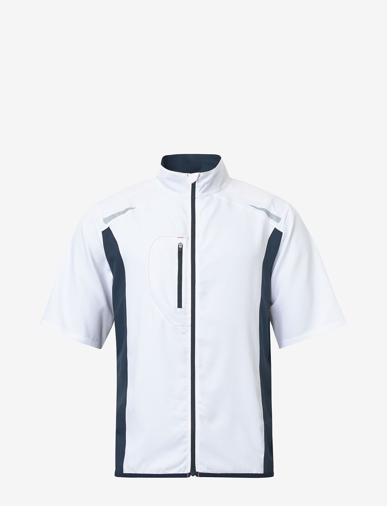 Abacus - Mens Lanark stretch windshirt - golfjakker - white/navy - 1