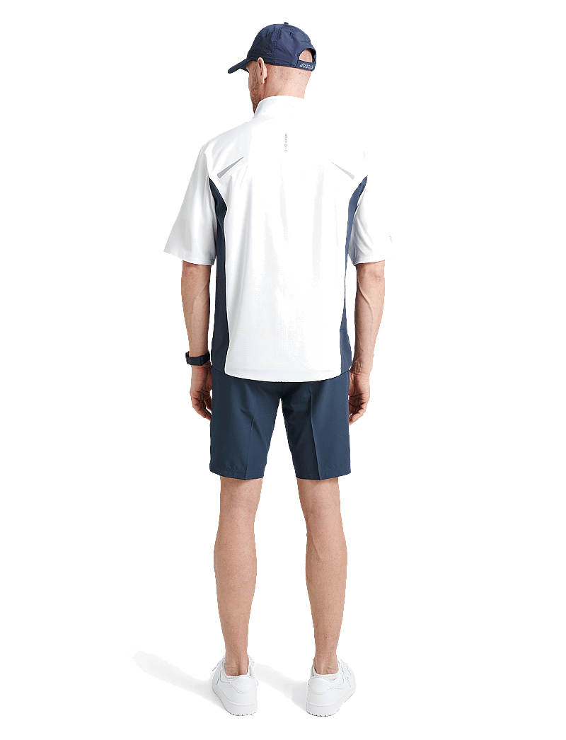 Abacus - Mens Lanark stretch windshirt - golf-jacken - white/navy - 3