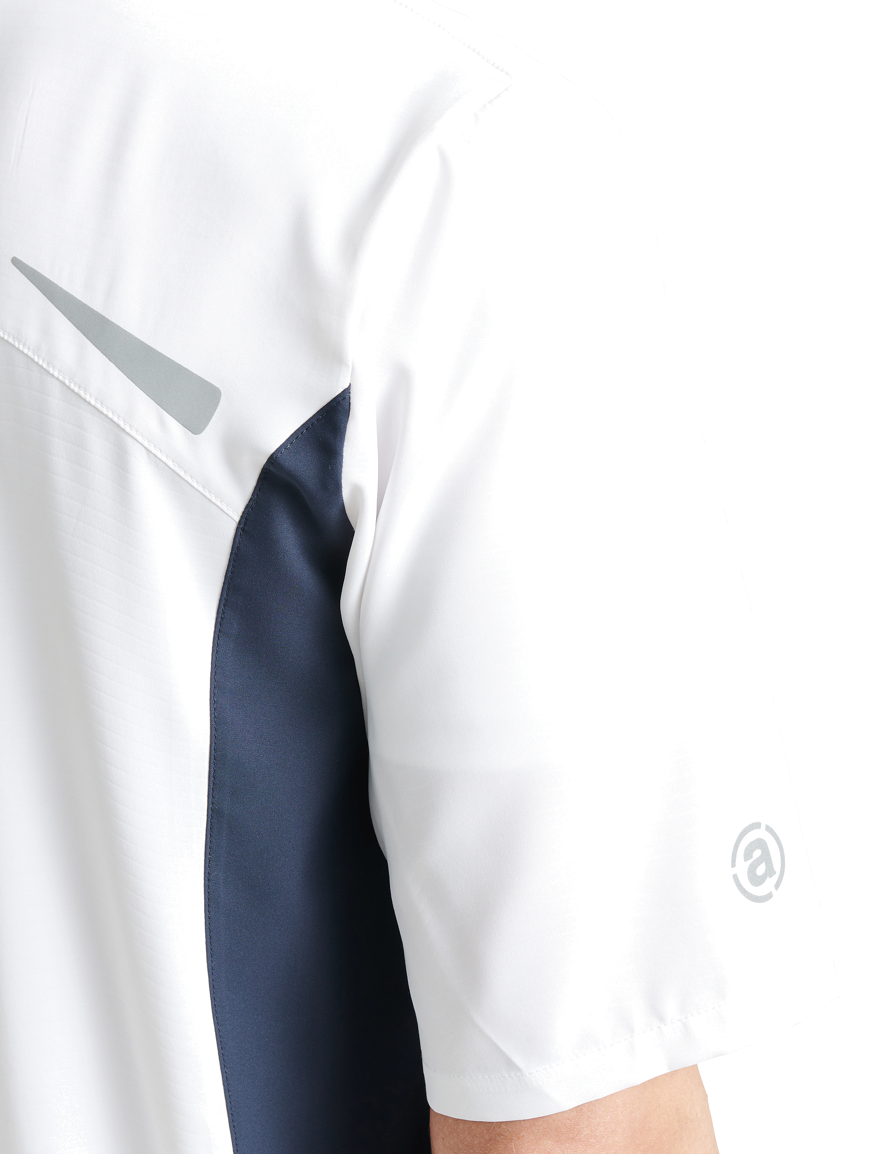 Abacus - Mens Lanark stretch windshirt - golf-jacken - white/navy - 5