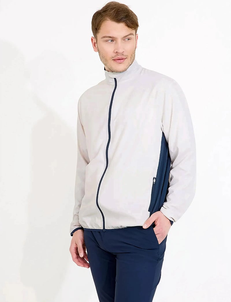 Abacus - Mens Lanark classics stretch windjacket - golf-jacken - clam - 0