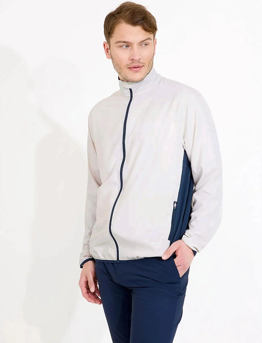 Abacus - Mens Lanark classics stretch windjacket - golf-jacken - clam - 0