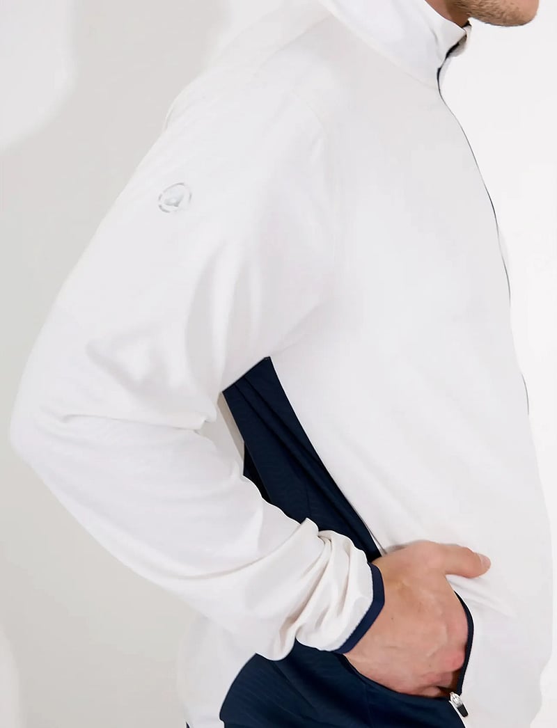 Abacus - Mens Lanark classics stretch windjacket - golf-jacken - clam - 3