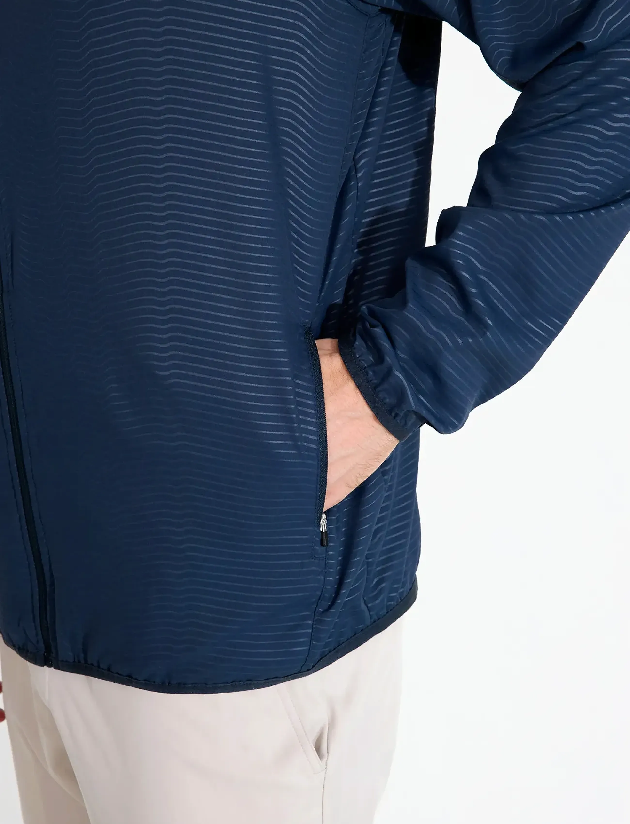 Abacus - Mens Lanark classics stretch windjacket - golfo striukės - navy - 5