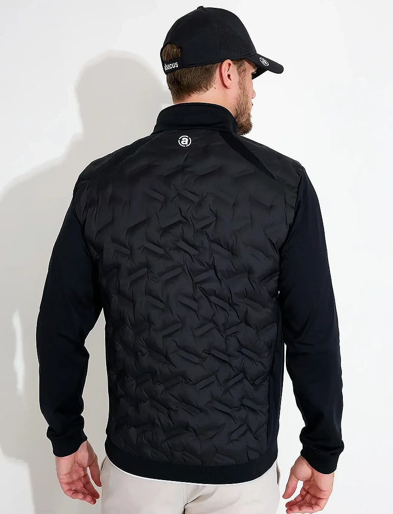 Abacus - Mens Portrush hybrid jacket - golf-jacken - black - 3