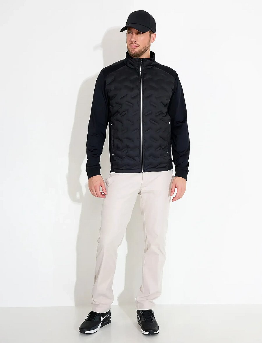 Abacus - Mens Portrush hybrid jacket - golf-jacken - black - 4