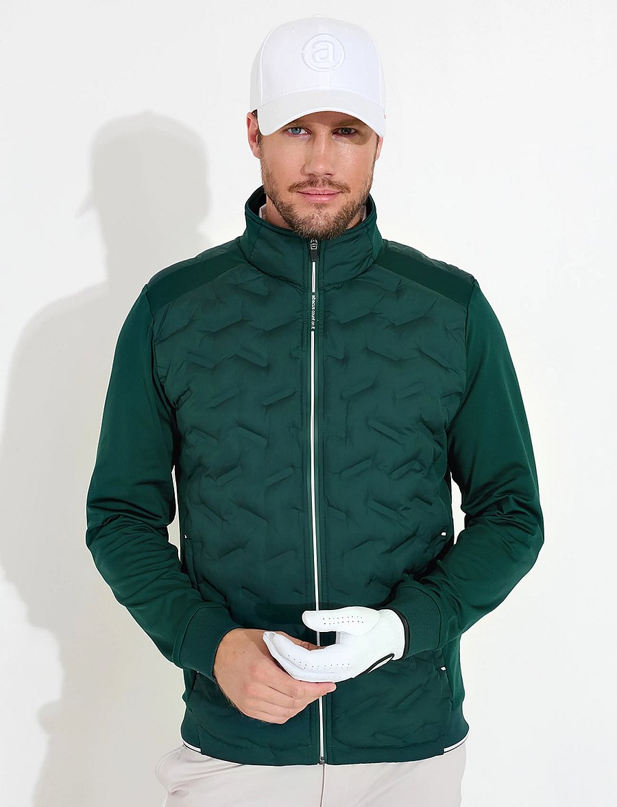 Abacus - Mens Portrush hybrid jacket - golf-jacken - course green - 0