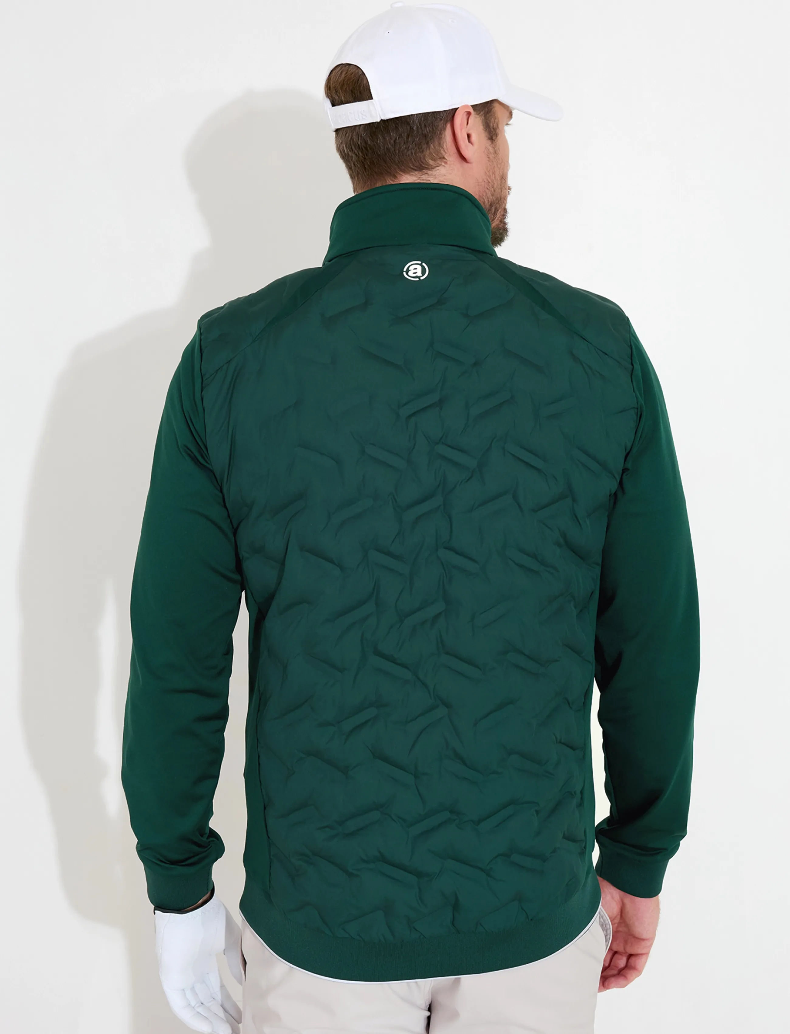 Abacus - Mens Portrush hybrid jacket - golfjakker - course green - 2