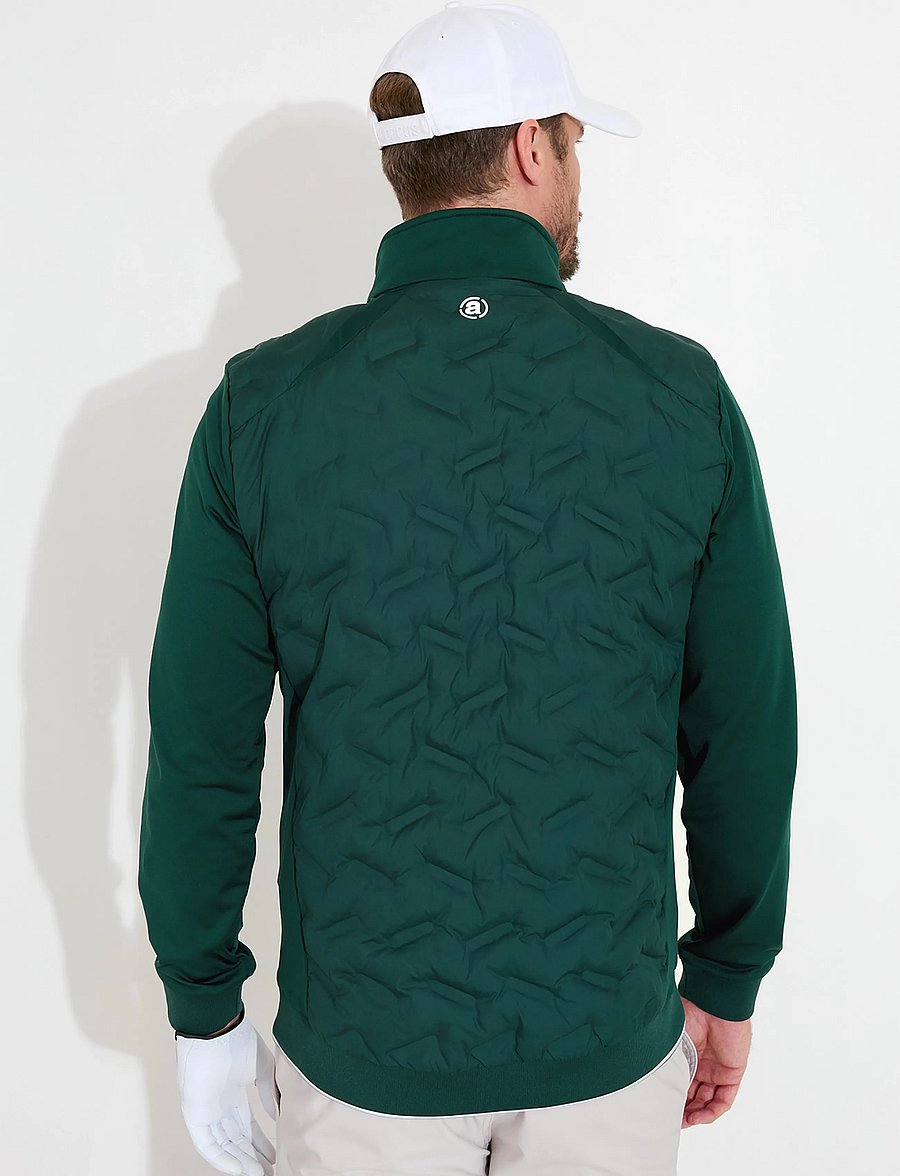 Abacus - Mens Portrush hybrid jacket - golf-jacken - course green - 2