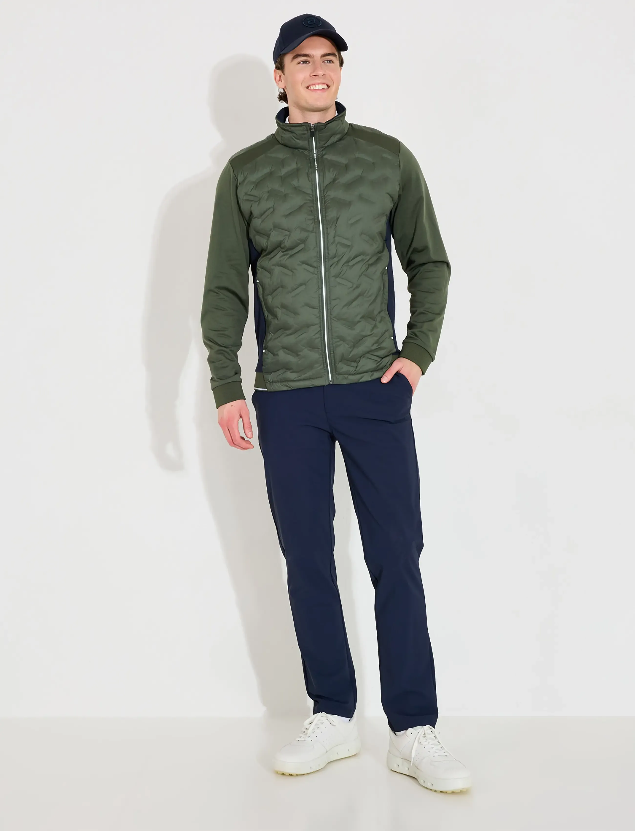 Abacus - Mens Portrush hybrid jacket - golfjakker - forest - 3