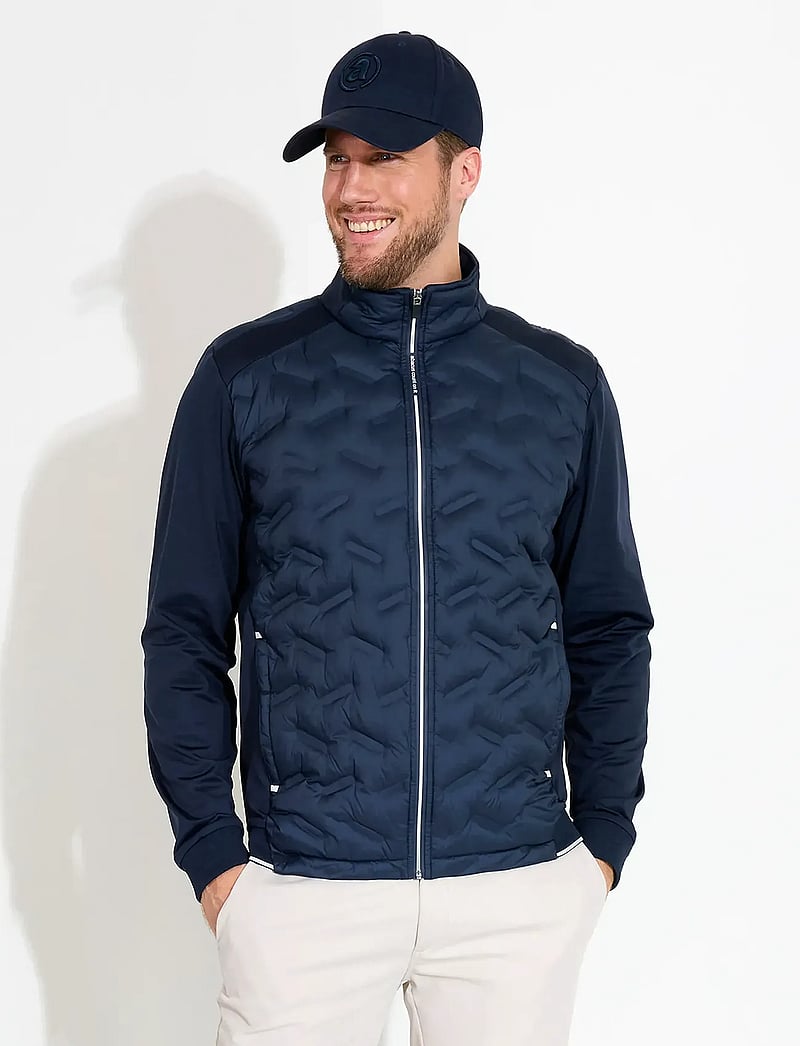 Abacus - Mens Portrush hybrid jacket - golf-jacken - navy - 0