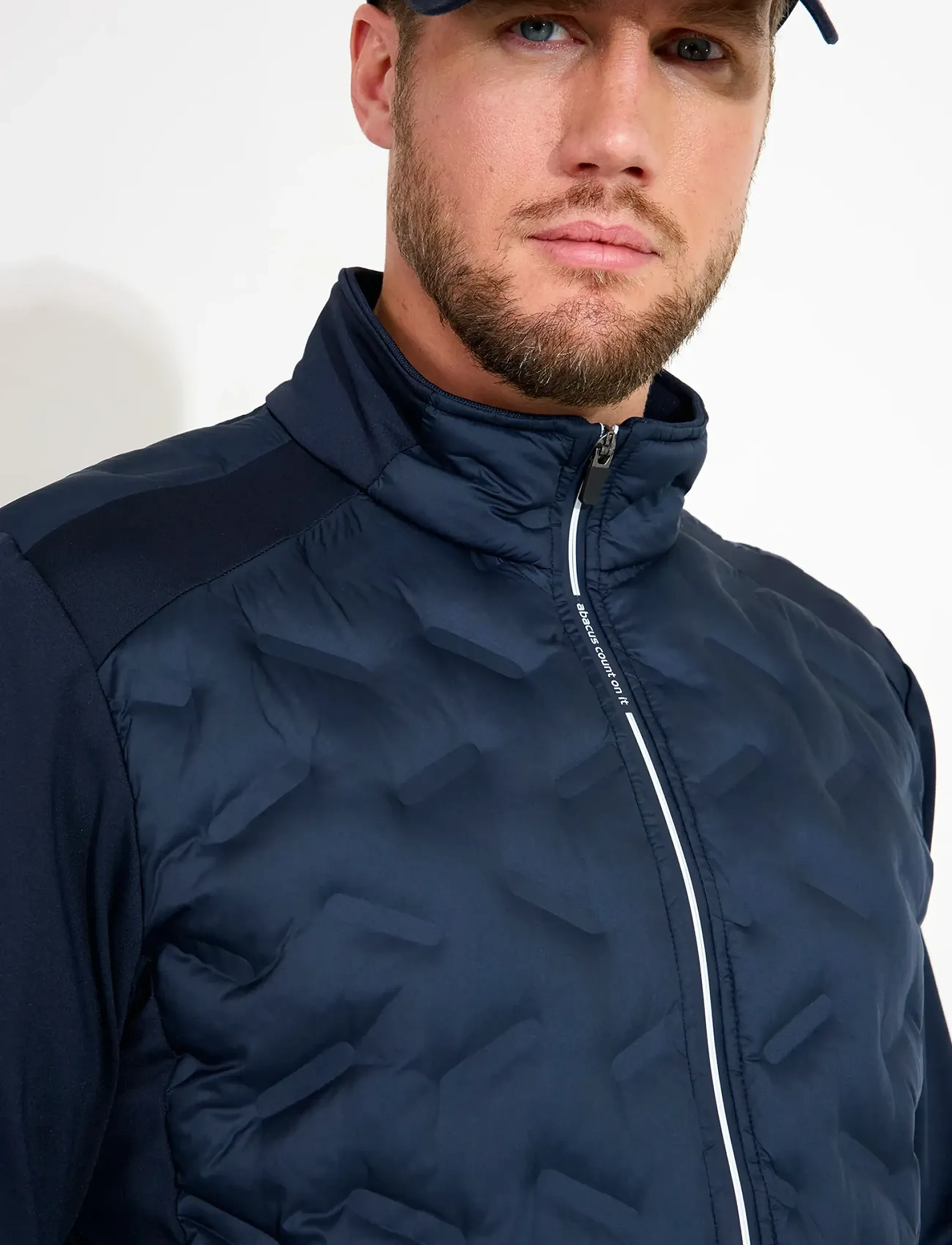 Abacus - Mens Portrush hybrid jacket - golf-jacken - navy - 5