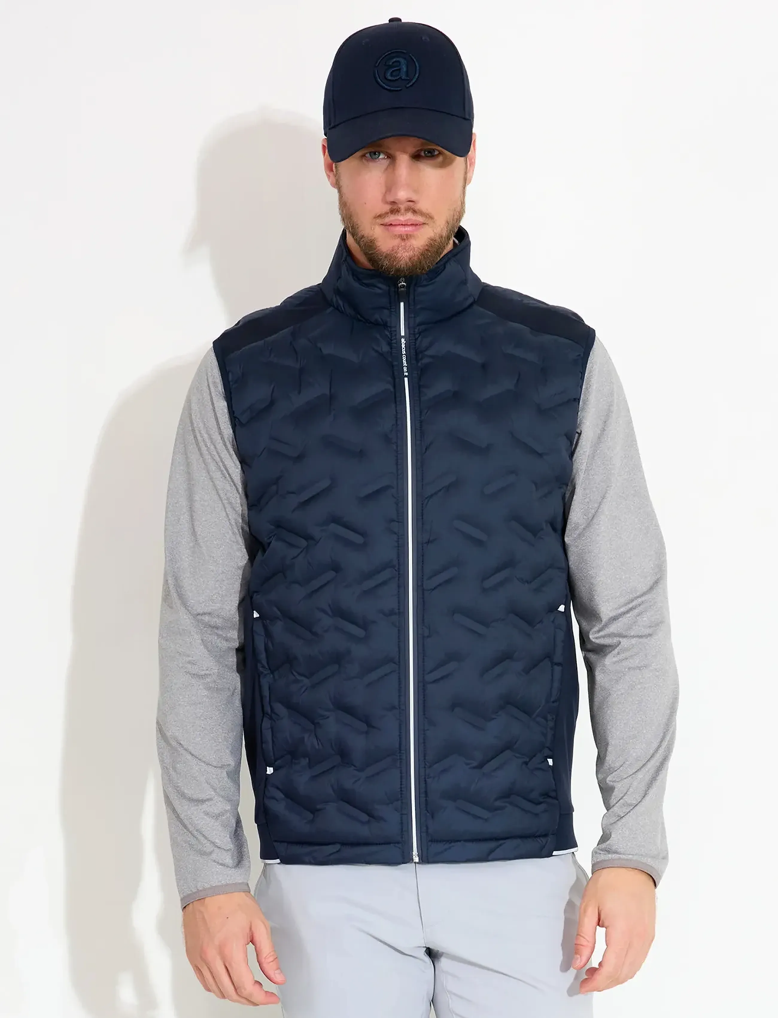 Abacus Mens Portrush Hybrid Vest, 3XL, Navy, Sport > Veste, Herre