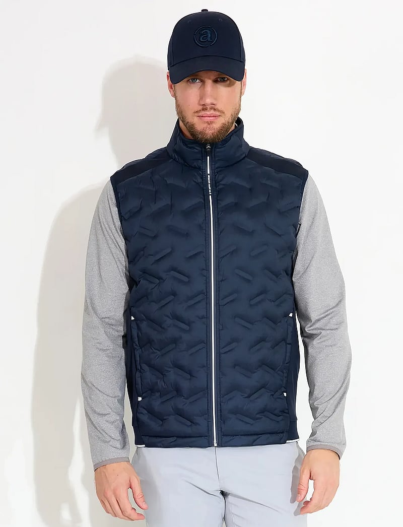 Abacus - Mens Portrush hybrid vest - vests - navy - 0