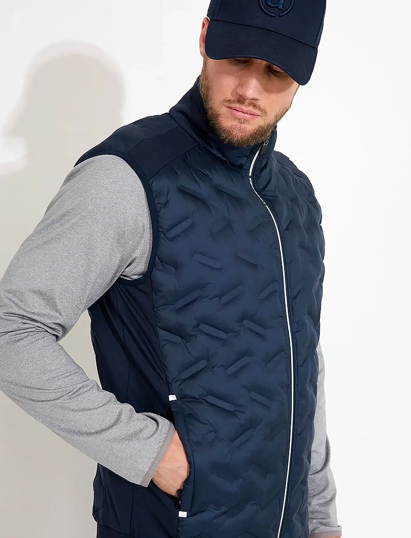 Abacus - Mens Portrush hybrid vest - vests - navy - 5
