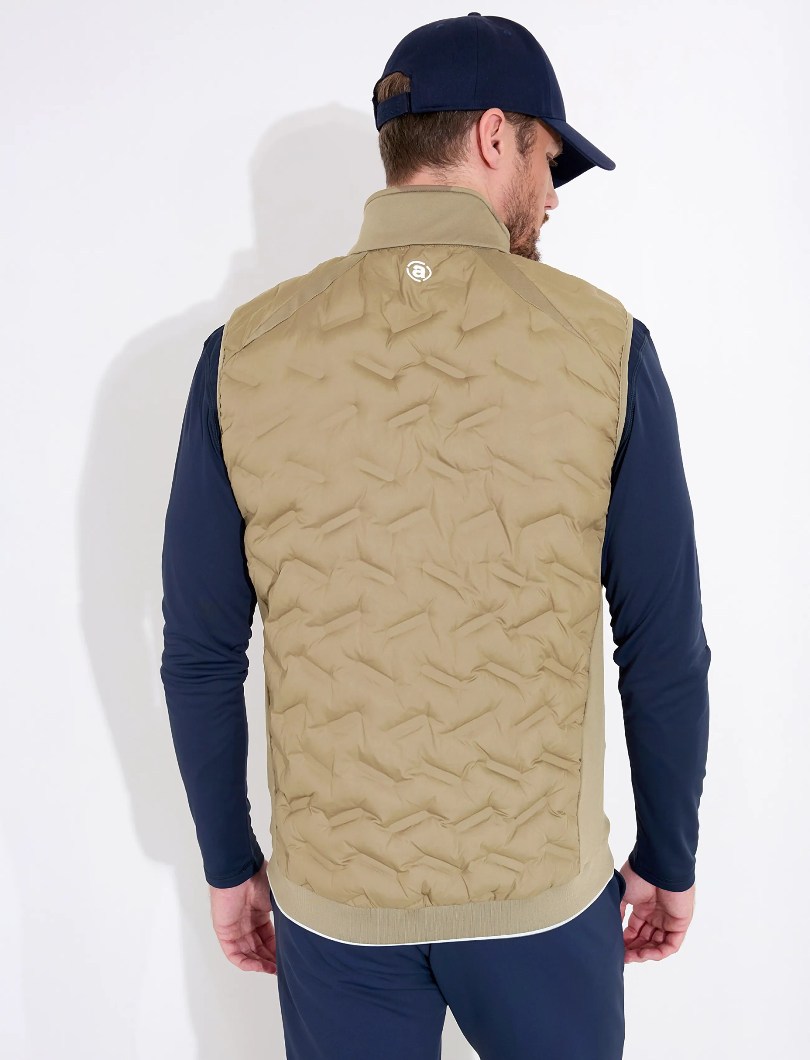 Abacus - Mens Portrush hybrid vest - veste - taupe - 2