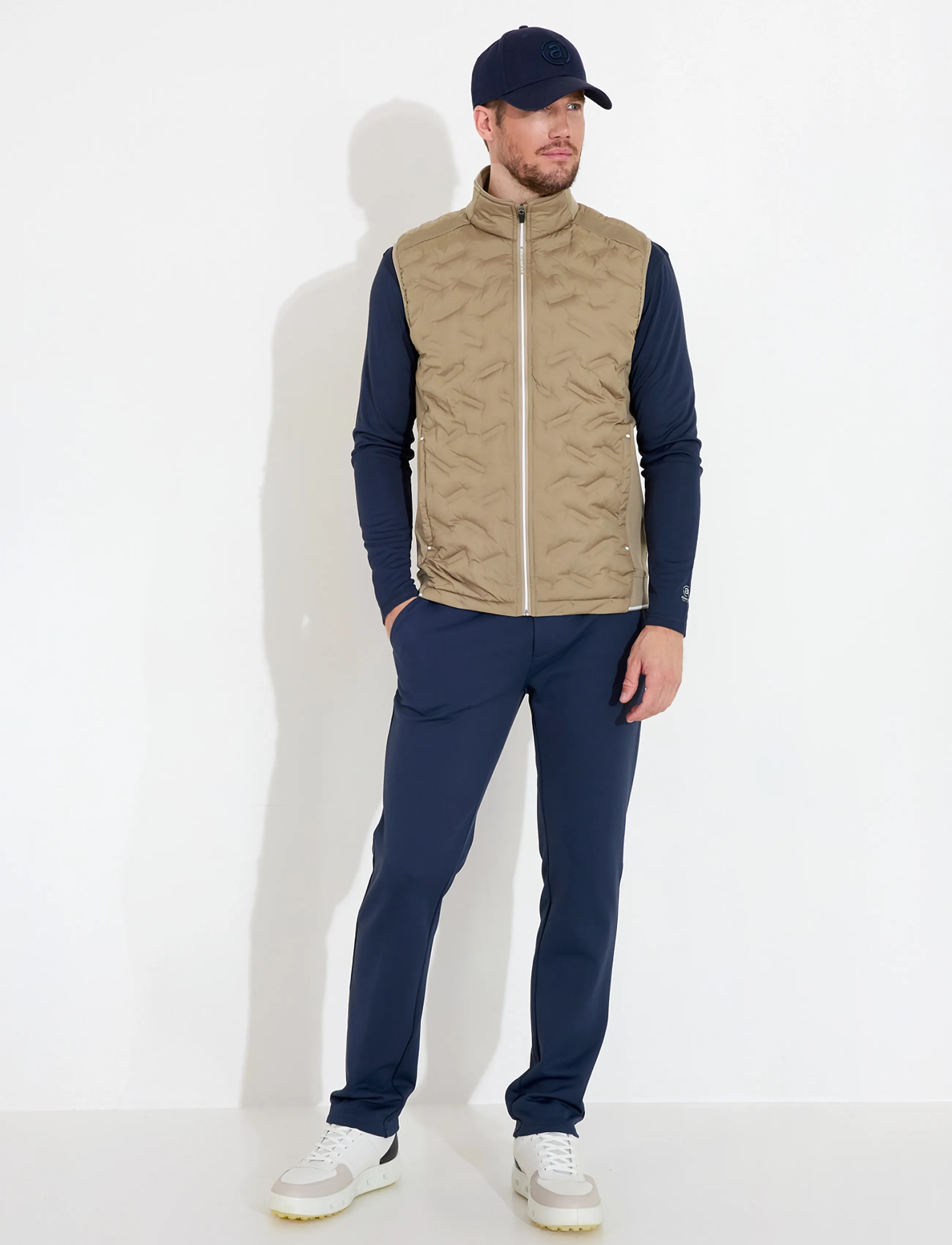 Abacus - Mens Portrush hybrid vest - veste - taupe - 3
