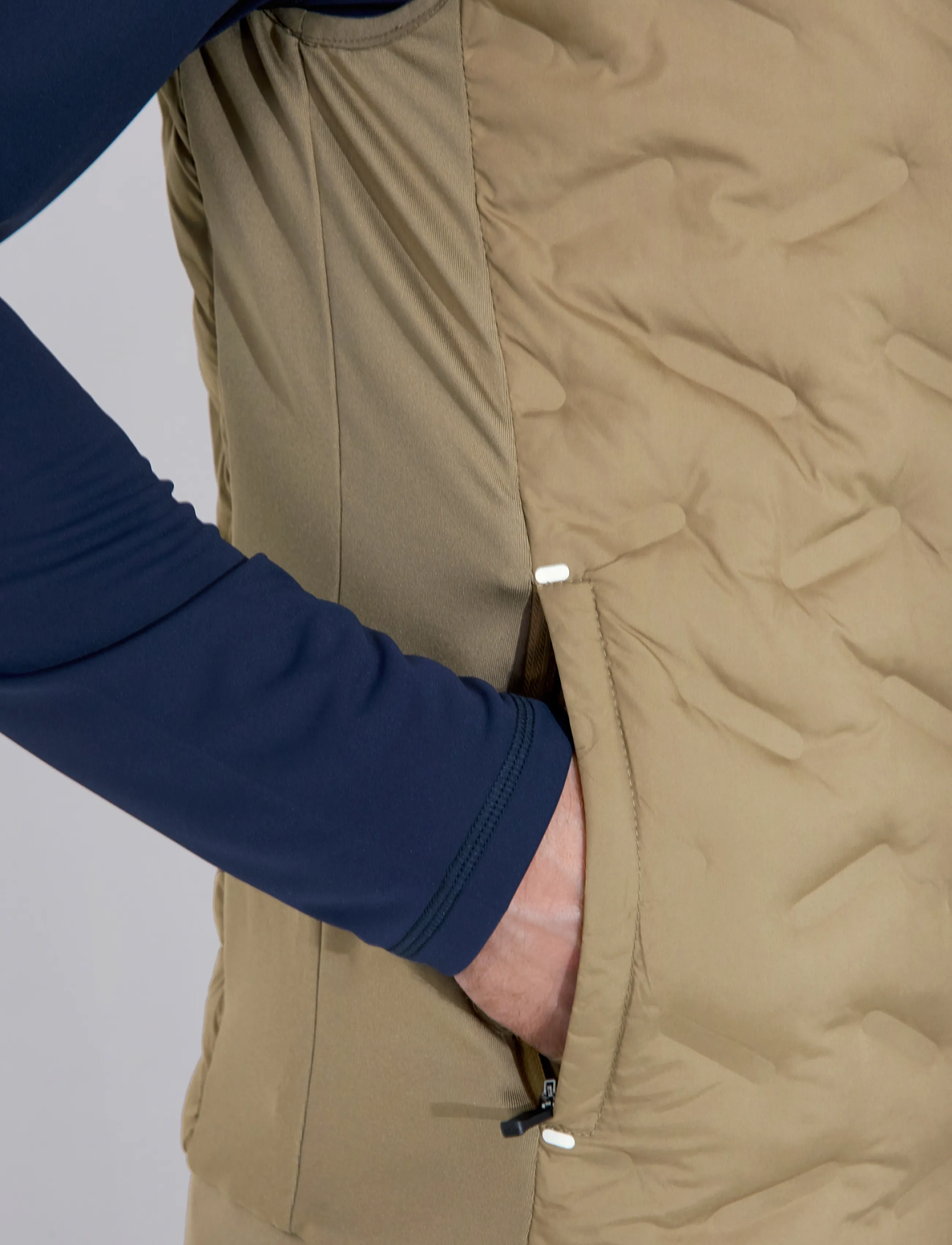 Abacus - Mens Portrush hybrid vest - veste - taupe - 4